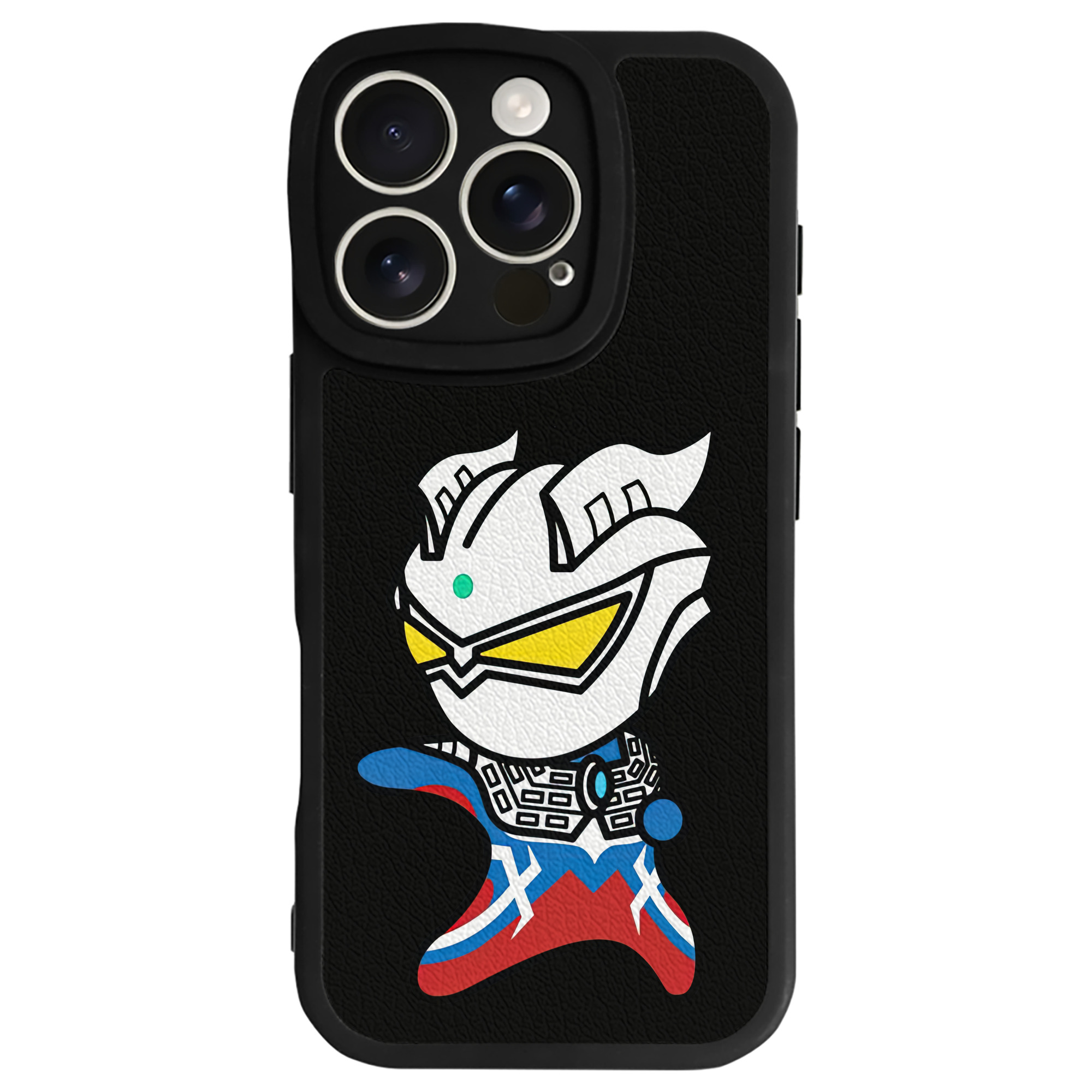 （画像用） ウルトラマン Ultraman 【iPhone 16シリーズ対応】シリコンスマホケース（レザー調） 材質：シリコン